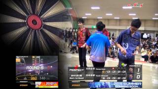 【PERFECT2015 第11戦 男子1回戦】坐間達哉 v 島崎雄輔