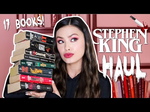 MASSIVE STEPHEN KING BOOK HAUL  Over 16 Books!