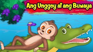 Ang Unggoy at ang Buwaya | Mga Kwentong Pambata | Filipino Moral Stories | Tagalog Animated Film