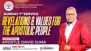 REVELATIONS  \u0026 VALUES FOR THE APOSTOLIC PEOPLE  || CHURCH UNLIMITED || SUNDAY 1ST SERVICE