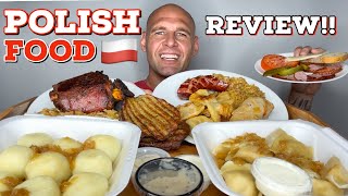 🇵🇱 POLISH FOOD reviewed!! (Pierogi Grill)