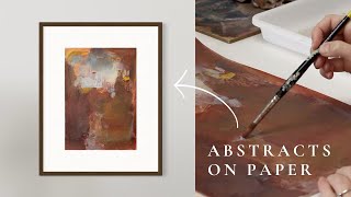 Watch Me Finish Abstract Paintings for Prints