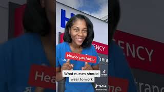 What nurses should wear to work! #nurse #nursevlog #nursing #nursingstudent