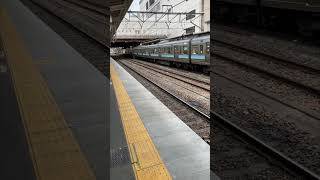 [JR Chuo Line (Chuo-Higashi Line) Series 211 train *Partial 10x video [May 2023, Kofu Station]]