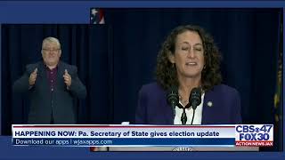 Pennsylvania Secretary of State Kathy Boockvar