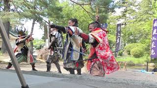 2019.8.10やまがた愛の武将隊 上杉神社出陣式 演武