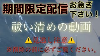 【お祓い】式神 祓い清めの動画【陰陽師】無数の式神があなたの身の回りの厄災を全て取り払います。清らかな心身であらゆる福を呼び込む幸運体質に✨