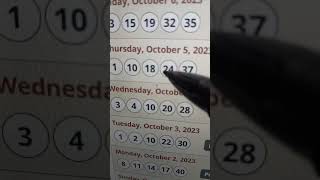 GEORGIA FANTASY 5 LOTTERY HITS STARTING 10/18/23 #lottery