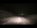 e5 hokkaido_expwy 1080p highway snow road night drive：fukagawa jct. → asahikawa takasuic