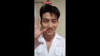 150618 2PM Now - M Countdown backstage : Taecyeon