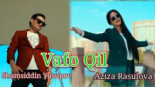 Shamsiddin Yusupov \u0026 Aziza Rasulova Vafo qil REMIX Klip 2023