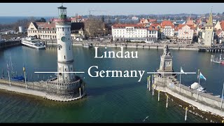 Lindau (Bodensee) - Germany by drone 4K