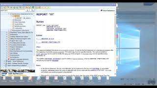 1. Create first abap program