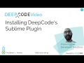 Installing DeepCode PlugIn for Sublime