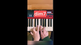 How to use dim7 chords #1