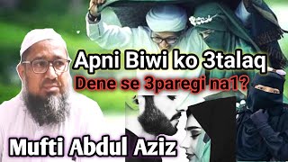 Apni Biwi ko 3talaq Dene se 3paregi na 1 ? আপনার স্ত্রীকে ৩ তালাক দিলেকী ৩ তালাক হবে না ১ তালাক ?