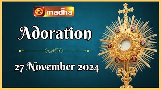 🔴 LIVE 27 November 2024 Adoration 11:00 AM | Madha TV