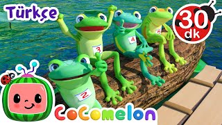 Beş Küçük Kurbağa 🐸 CoComelon | Çocuk Çizgi Filmleri | Moonbug Kids Türkçe