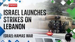 Israel launches air strikes in Lebanon after Israeli soldier is killed