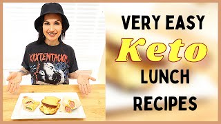 3 Quick Keto/Low Carb Lunch Ideas | Less Than 5 minutes