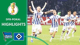 "LAST-MINUTE Hertha" wins on penalties! | Hertha BSC vs. Hamburger SV 4-3 | Highlights | DFB-Pokal