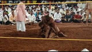 पै महारुद्र काळेल विरुद्धपै सुदेश ठाकूर अतिशय प्रेक्षणीय कुस्ती भाटनिमगाव तालुका इंदापूर जिल्हा पुणे