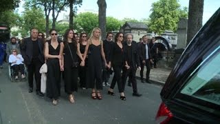 Funeral services for French fashion designer Sonia Rykiel