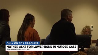 Mother asks for lower bond in murder case