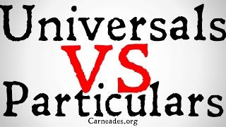 Universals vs Particulars (Metaphysical Distinction)
