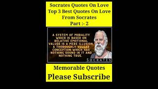 Love Quotes ❤️ Socrates quotes on love #lovequotes #whatsappstatus #youtubeshorts #short