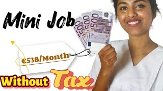 Mini Job|Germany|538 Euro|Tax Free|Malayalam|Sona Varghese