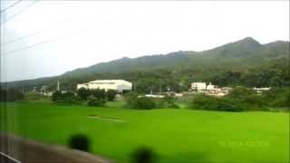 三義→銅鑼 282次普悠瑪號 窗景【車窓】On Board Puyuma Limited Express #282：Sanyi→Tongluo, 2014.05.25)