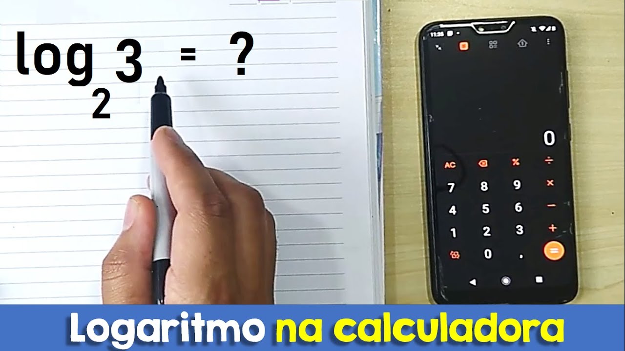 LOGARITMO Na CALCULADORA - Propriedade Mudança De Base - YouTube