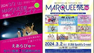 MARQUEE祭miniムービーフライヤー20240420