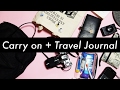 Carry-On and Travel Journal Setup | Midori Traveler's Notebook