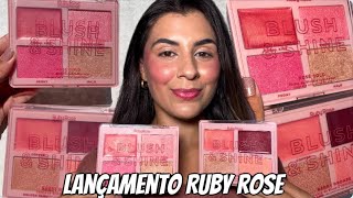 I TESTED THE RUBY ROSE BLUSH & SHINE PALETTE *NEW RELEASE*