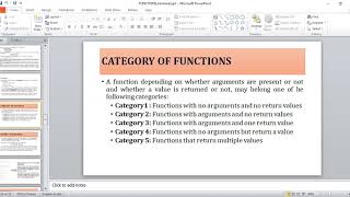 user defined functions and recursion part 3