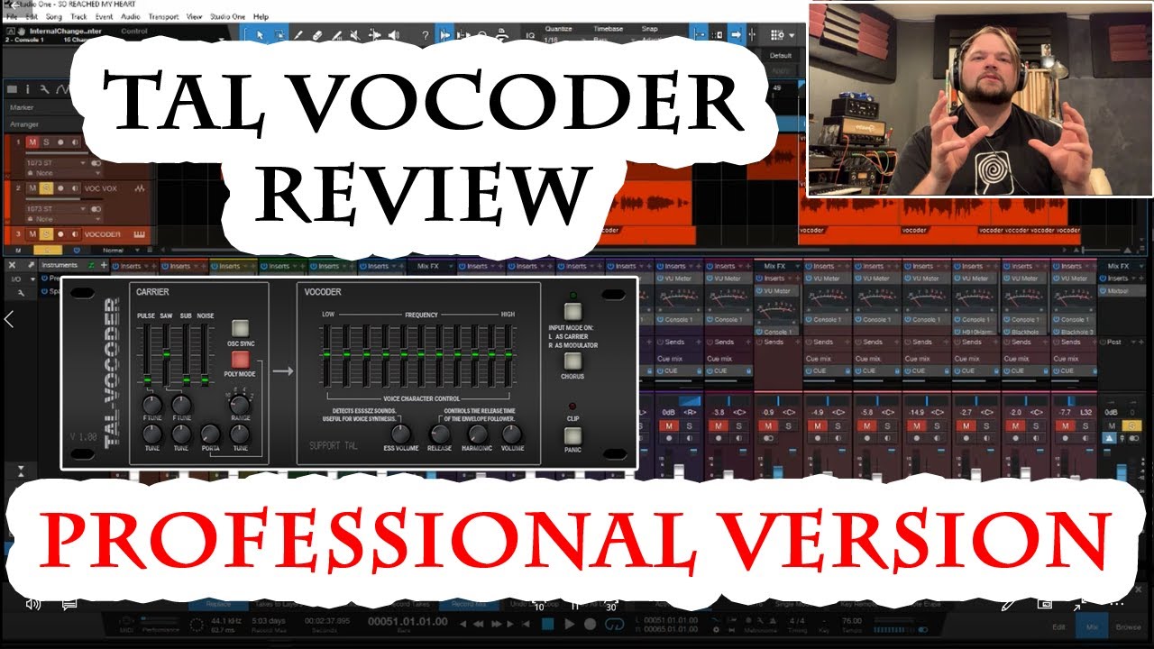 Tal Vocoder Review Professional Version Youtube