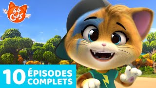 44 Chats | 10 Èpisodes Complets 🐈🐾 | Compilation chattastique de la saison 1