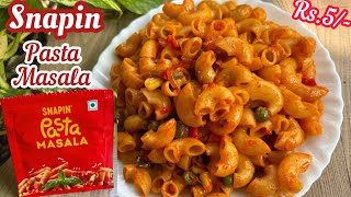 Snapin Pasta Masala Recipe | How to make Instant Veg Macaroni Pasta with Snapin Pasta Masala