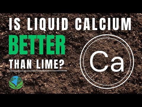 Why do farmers use calcium oxide?