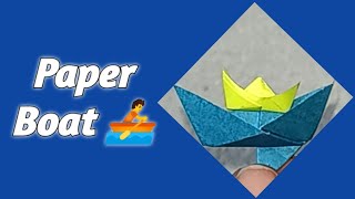 DIY | Origami boats 🚣 | 2 Types of paper boats making | Easy paper crafts | mini me channel # 27
