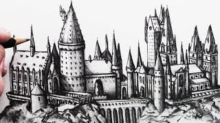 How to Draw Hogwarts: Narrated Step by Step