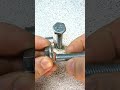 A tricky way to tighten a bolt with an electric screwdriver. #shorts