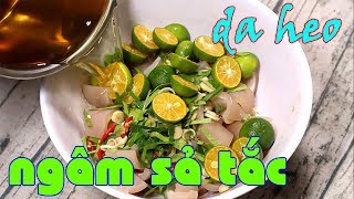 DA HEO NGÂM SẢ TẮC món ngon lạ miệng cực dễ làm | Zui Vào Bếp