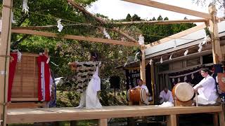 雄勝法印神楽「道祖」２０１８雄勝町白銀神社祭礼