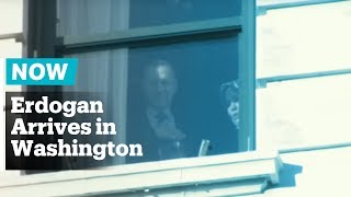 President Erdogan arrives in Washington DC to meet Donald Trump