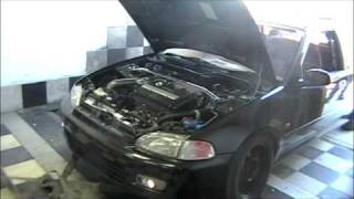 92 Honda Civic SiR II Dyno