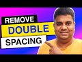 How to Remove Double Spacing in Word