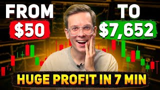 FROM $50 TO $7,652 | THE ONLY STRATEGY YOU NEED TO BE PROFITABLE | POCKET OPTION TUTORIAL LIVE